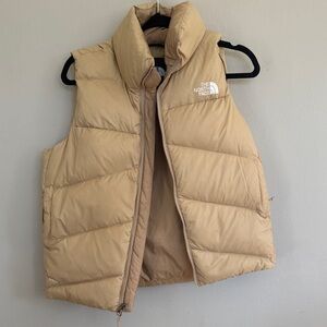 The North Face Beige Quilted Vest